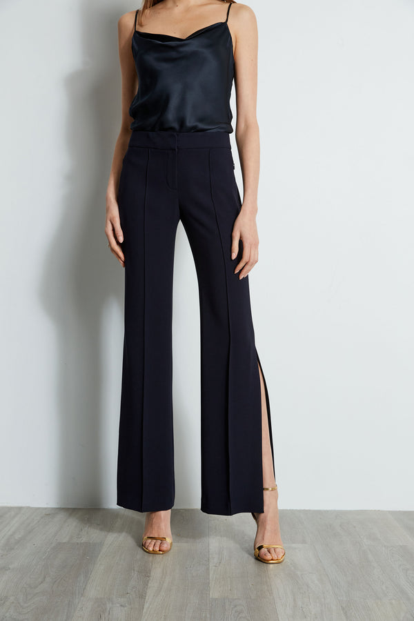 Recycled Soft Tailored Side Slit Pants Grey | NA-KD